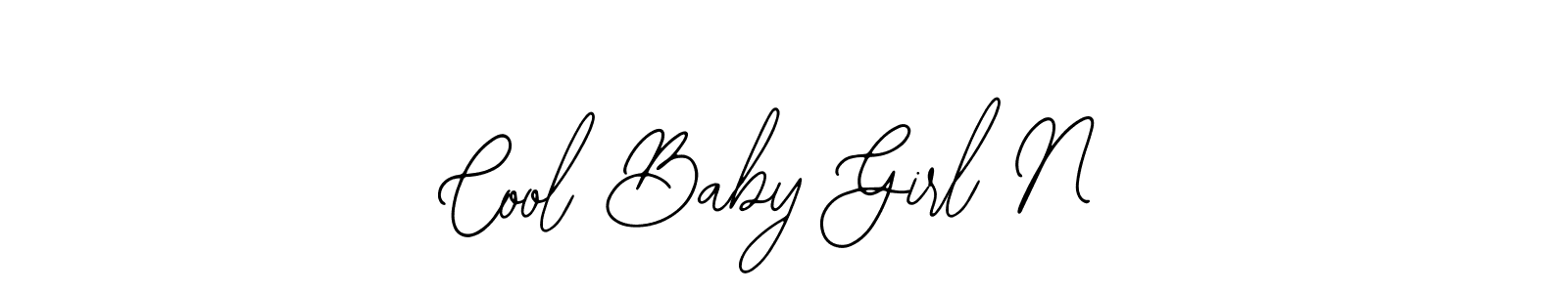 Cool Baby Girl N stylish signature style. Best Handwritten Sign (Bearetta-2O07w) for my name. Handwritten Signature Collection Ideas for my name Cool Baby Girl N. Cool Baby Girl N signature style 12 images and pictures png