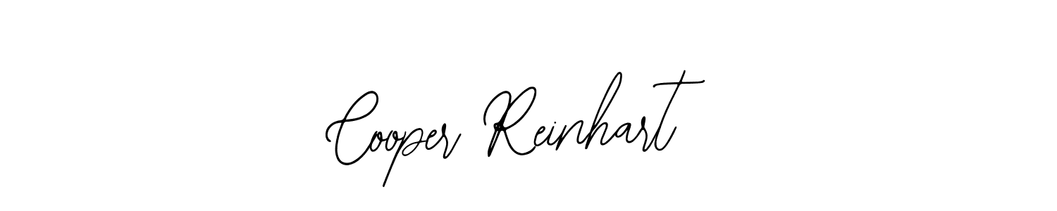 How to make Cooper Reinhart name signature. Use Bearetta-2O07w style for creating short signs online. This is the latest handwritten sign. Cooper Reinhart signature style 12 images and pictures png