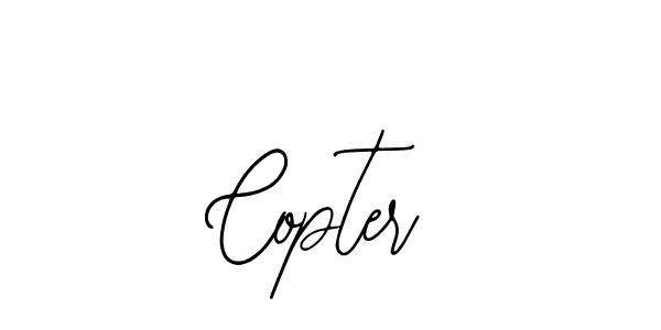 Copter stylish signature style. Best Handwritten Sign (Bearetta-2O07w) for my name. Handwritten Signature Collection Ideas for my name Copter. Copter signature style 12 images and pictures png