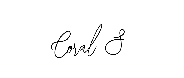 It looks lik you need a new signature style for name Coral S. Design unique handwritten (Bearetta-2O07w) signature with our free signature maker in just a few clicks. Coral S signature style 12 images and pictures png