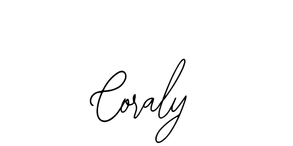 The best way (Bearetta-2O07w) to make a short signature is to pick only two or three words in your name. The name Coraly include a total of six letters. For converting this name. Coraly signature style 12 images and pictures png