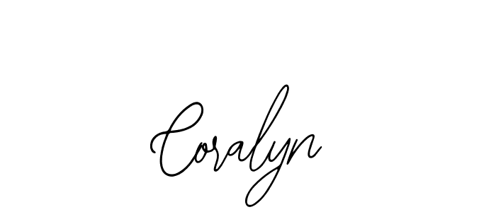 Use a signature maker to create a handwritten signature online. With this signature software, you can design (Bearetta-2O07w) your own signature for name Coralyn. Coralyn signature style 12 images and pictures png