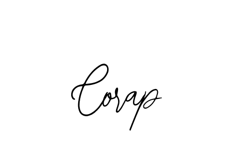You should practise on your own different ways (Bearetta-2O07w) to write your name (Corap) in signature. don't let someone else do it for you. Corap signature style 12 images and pictures png