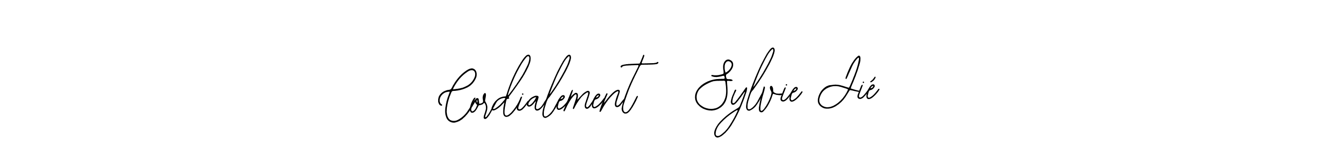 You can use this online signature creator to create a handwritten signature for the name Cordialement   Sylvie Jié. This is the best online autograph maker. Cordialement   Sylvie Jié signature style 12 images and pictures png