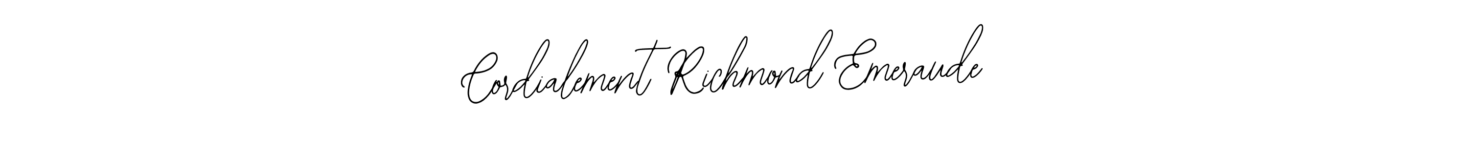 Best and Professional Signature Style for Cordialement Richmond Emeraude. Bearetta-2O07w Best Signature Style Collection. Cordialement Richmond Emeraude signature style 12 images and pictures png