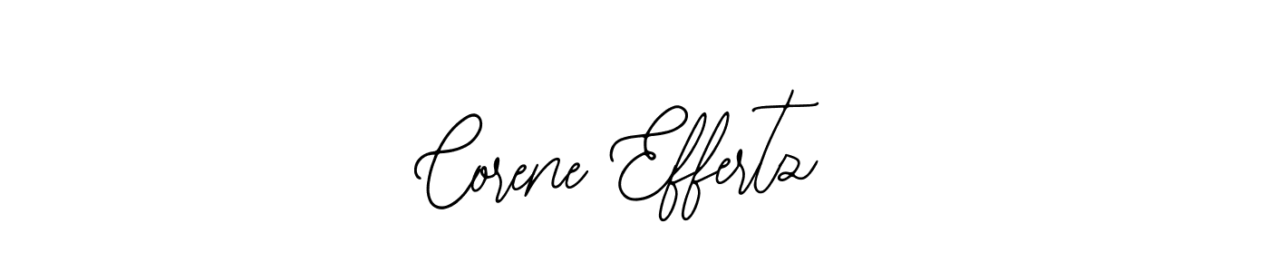 Corene Effertz stylish signature style. Best Handwritten Sign (Bearetta-2O07w) for my name. Handwritten Signature Collection Ideas for my name Corene Effertz. Corene Effertz signature style 12 images and pictures png