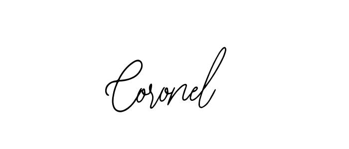 Coronel stylish signature style. Best Handwritten Sign (Bearetta-2O07w) for my name. Handwritten Signature Collection Ideas for my name Coronel. Coronel signature style 12 images and pictures png