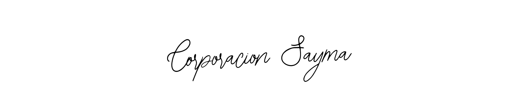 The best way (Bearetta-2O07w) to make a short signature is to pick only two or three words in your name. The name Corporacion Sayma include a total of six letters. For converting this name. Corporacion Sayma signature style 12 images and pictures png