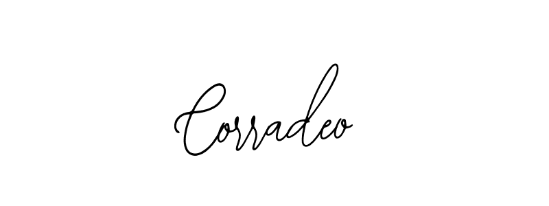 How to make Corradeo name signature. Use Bearetta-2O07w style for creating short signs online. This is the latest handwritten sign. Corradeo signature style 12 images and pictures png