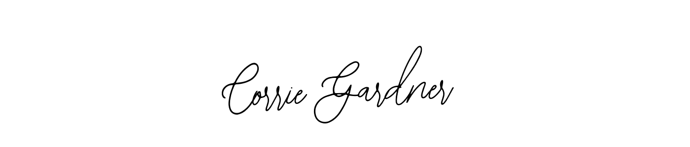 Design your own signature with our free online signature maker. With this signature software, you can create a handwritten (Bearetta-2O07w) signature for name Corrie Gardner. Corrie Gardner signature style 12 images and pictures png