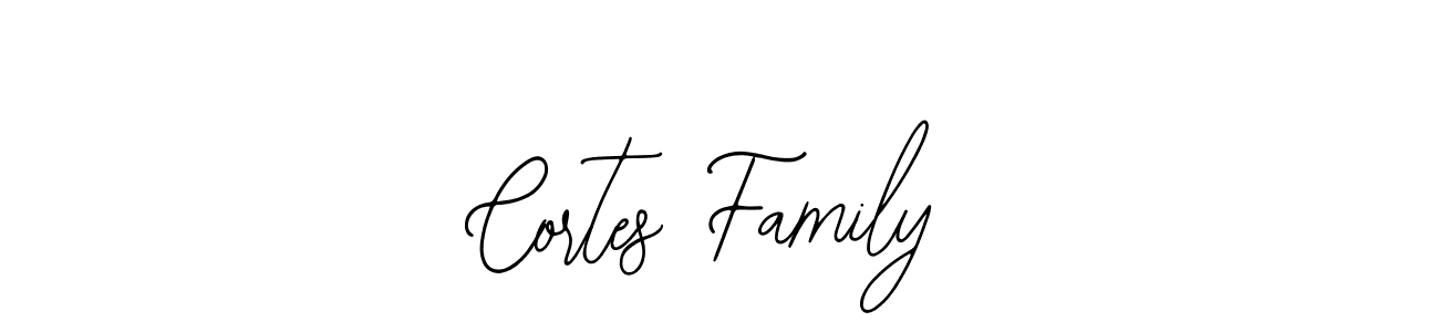 Make a short Cortes Family signature style. Manage your documents anywhere anytime using Bearetta-2O07w. Create and add eSignatures, submit forms, share and send files easily. Cortes Family signature style 12 images and pictures png