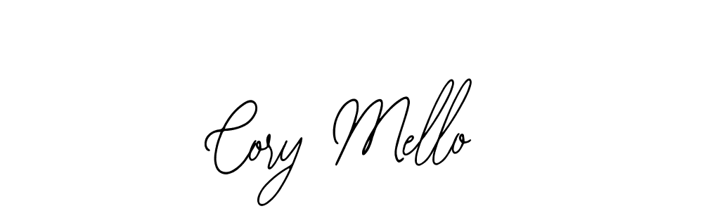 Use a signature maker to create a handwritten signature online. With this signature software, you can design (Bearetta-2O07w) your own signature for name Cory Mello. Cory Mello signature style 12 images and pictures png