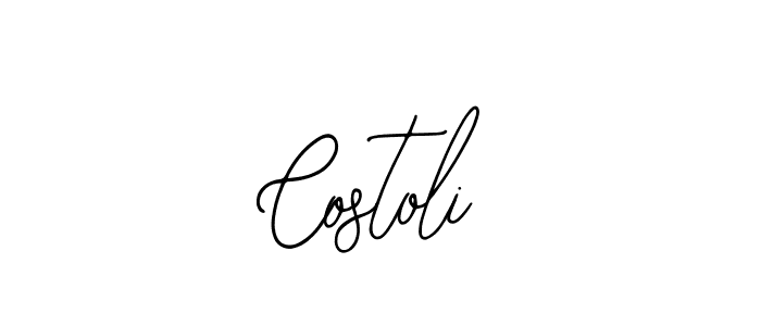 The best way (Bearetta-2O07w) to make a short signature is to pick only two or three words in your name. The name Costoli include a total of six letters. For converting this name. Costoli signature style 12 images and pictures png