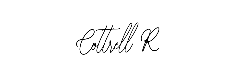 How to make Cottrell R name signature. Use Bearetta-2O07w style for creating short signs online. This is the latest handwritten sign. Cottrell R signature style 12 images and pictures png