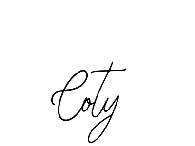 Design your own signature with our free online signature maker. With this signature software, you can create a handwritten (Bearetta-2O07w) signature for name Coty. Coty signature style 12 images and pictures png