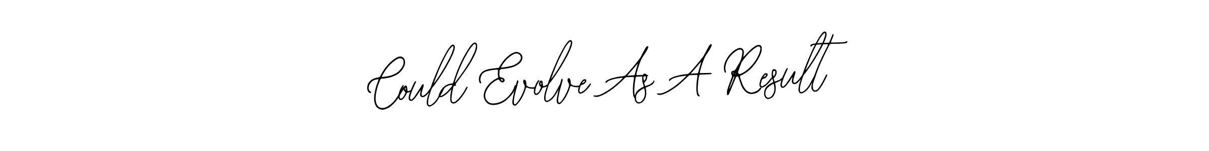 Here are the top 10 professional signature styles for the name Could Evolve As A Result. These are the best autograph styles you can use for your name. Could Evolve As A Result signature style 12 images and pictures png