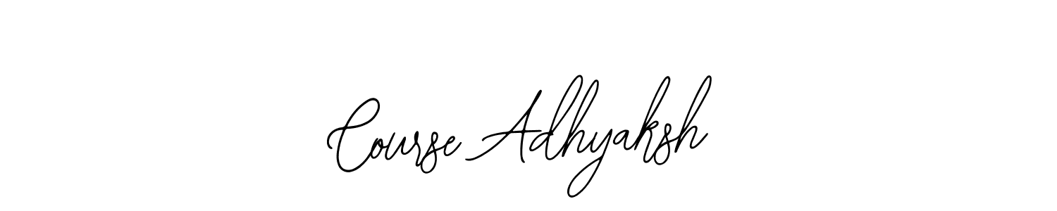 Make a beautiful signature design for name Course Adhyaksh. With this signature (Bearetta-2O07w) style, you can create a handwritten signature for free. Course Adhyaksh signature style 12 images and pictures png