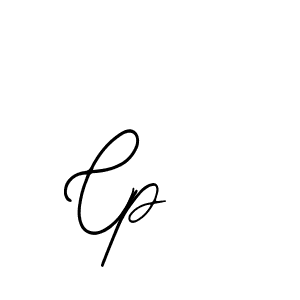 How to make Cp  name signature. Use Bearetta-2O07w style for creating short signs online. This is the latest handwritten sign. Cp  signature style 12 images and pictures png