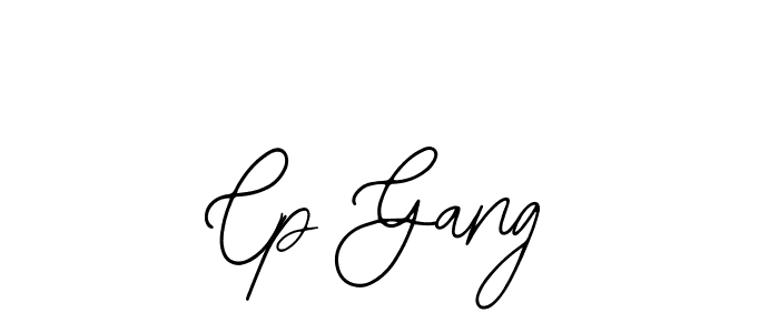 Cp Gang stylish signature style. Best Handwritten Sign (Bearetta-2O07w) for my name. Handwritten Signature Collection Ideas for my name Cp Gang. Cp Gang signature style 12 images and pictures png