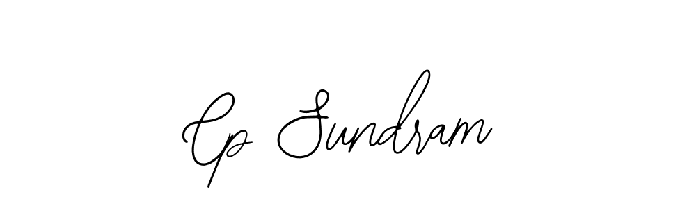 Design your own signature with our free online signature maker. With this signature software, you can create a handwritten (Bearetta-2O07w) signature for name Cp Sundram. Cp Sundram signature style 12 images and pictures png