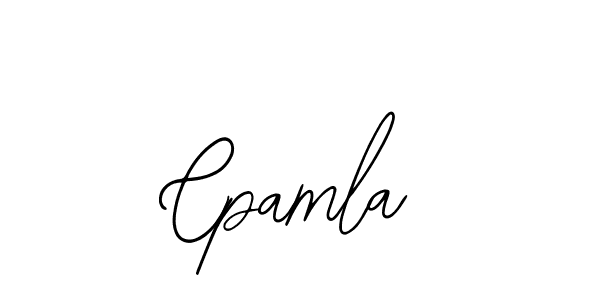 You should practise on your own different ways (Bearetta-2O07w) to write your name (Cpamla) in signature. don't let someone else do it for you. Cpamla signature style 12 images and pictures png