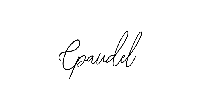 Use a signature maker to create a handwritten signature online. With this signature software, you can design (Bearetta-2O07w) your own signature for name Cpaudel. Cpaudel signature style 12 images and pictures png