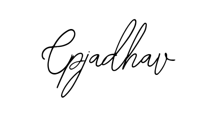 Create your official email sign-off with Cpjadhav name in Bearetta-2O07w style. Crisp, clean, and perfectly legible across all screens. Cpjadhav signature style 12 images and pictures png