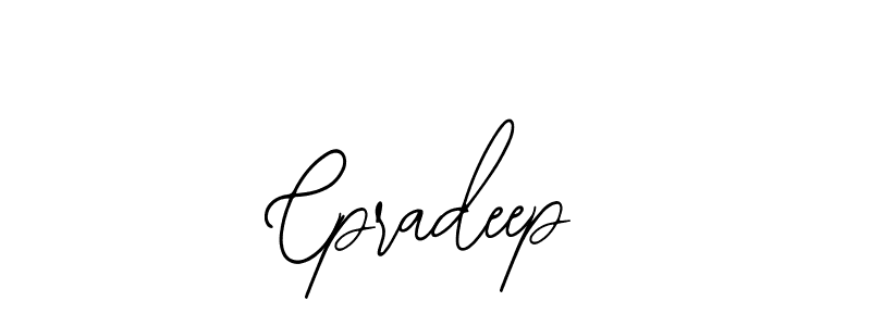 You should practise on your own different ways (Bearetta-2O07w) to write your name (Cpradeep) in signature. don't let someone else do it for you. Cpradeep signature style 12 images and pictures png