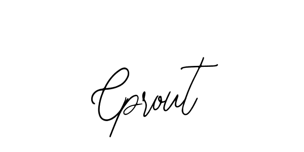 Use a signature maker to create a handwritten signature online. With this signature software, you can design (Bearetta-2O07w) your own signature for name Cprout. Cprout signature style 12 images and pictures png