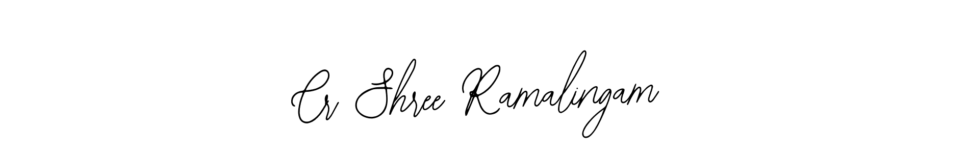 The best way (Bearetta-2O07w) to make a short signature is to pick only two or three words in your name. The name Cr Shree Ramalingam include a total of six letters. For converting this name. Cr Shree Ramalingam signature style 12 images and pictures png