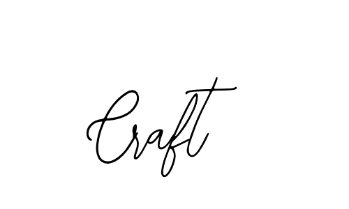 How to make Craft signature? Bearetta-2O07w is a professional autograph style. Create handwritten signature for Craft name. Craft signature style 12 images and pictures png