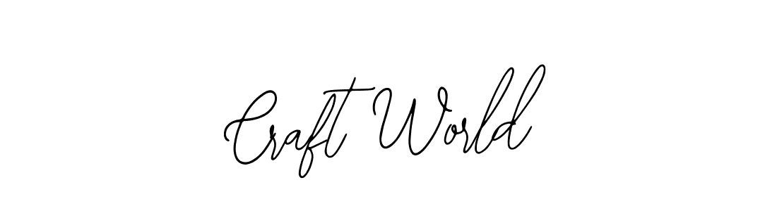 It looks lik you need a new signature style for name Craft World. Design unique handwritten (Bearetta-2O07w) signature with our free signature maker in just a few clicks. Craft World signature style 12 images and pictures png