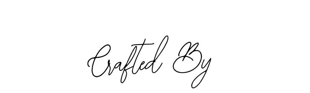 You should practise on your own different ways (Bearetta-2O07w) to write your name (Crafted By) in signature. don't let someone else do it for you. Crafted By signature style 12 images and pictures png