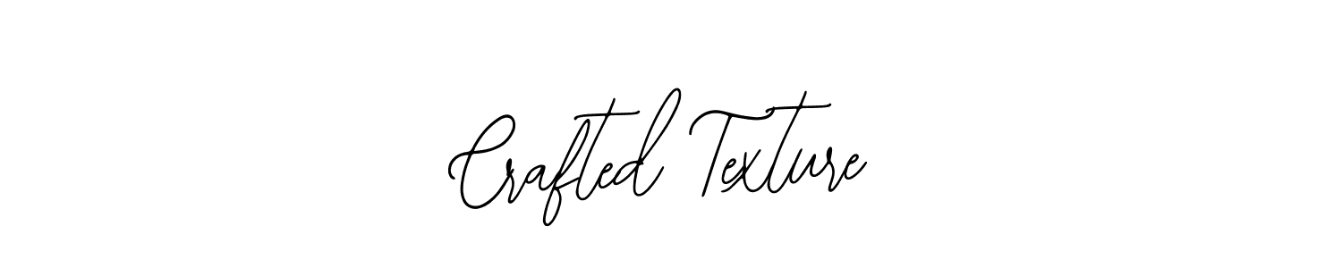 How to make Crafted Texture name signature. Use Bearetta-2O07w style for creating short signs online. This is the latest handwritten sign. Crafted Texture signature style 12 images and pictures png