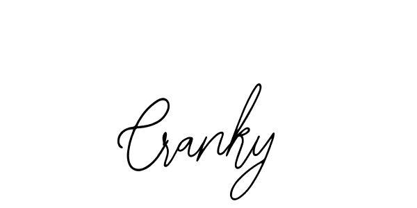 You should practise on your own different ways (Bearetta-2O07w) to write your name (Cranky) in signature. don't let someone else do it for you. Cranky signature style 12 images and pictures png