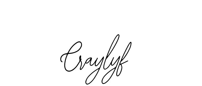 How to make Craylyf name signature. Use Bearetta-2O07w style for creating short signs online. This is the latest handwritten sign. Craylyf signature style 12 images and pictures png