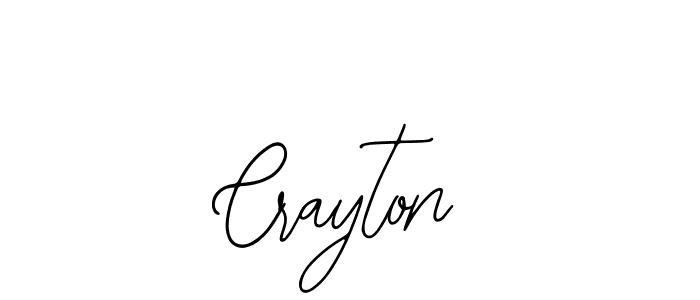 Design your own signature with our free online signature maker. With this signature software, you can create a handwritten (Bearetta-2O07w) signature for name Crayton. Crayton signature style 12 images and pictures png