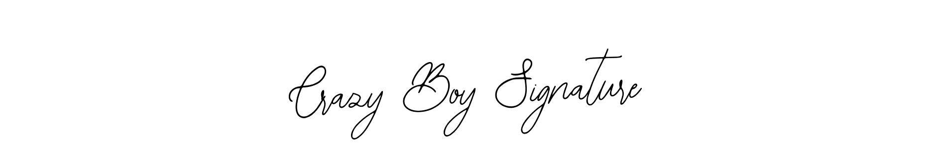 How to make Crazy Boy Signature name signature. Use Bearetta-2O07w style for creating short signs online. This is the latest handwritten sign. Crazy Boy Signature signature style 12 images and pictures png