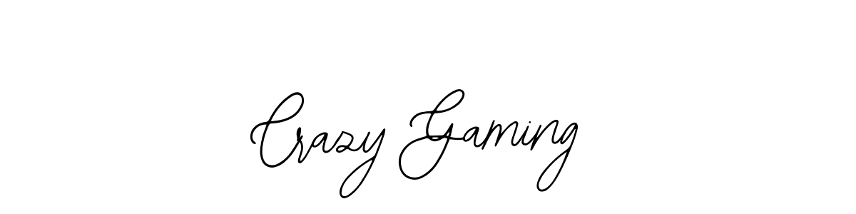 Also You can easily find your signature by using the search form. We will create Crazy Gaming name handwritten signature images for you free of cost using Bearetta-2O07w sign style. Crazy Gaming signature style 12 images and pictures png