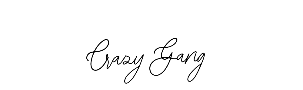 How to make Crazy Gang name signature. Use Bearetta-2O07w style for creating short signs online. This is the latest handwritten sign. Crazy Gang signature style 12 images and pictures png