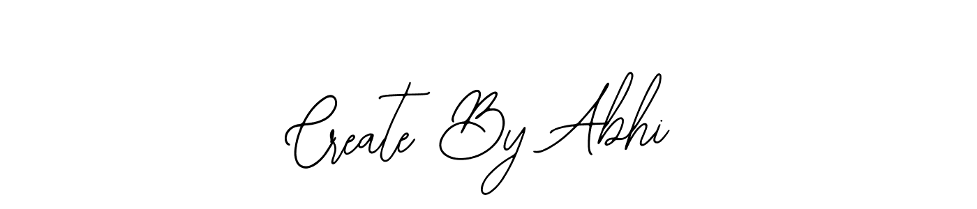 Create By Abhi stylish signature style. Best Handwritten Sign (Bearetta-2O07w) for my name. Handwritten Signature Collection Ideas for my name Create By Abhi. Create By Abhi signature style 12 images and pictures png