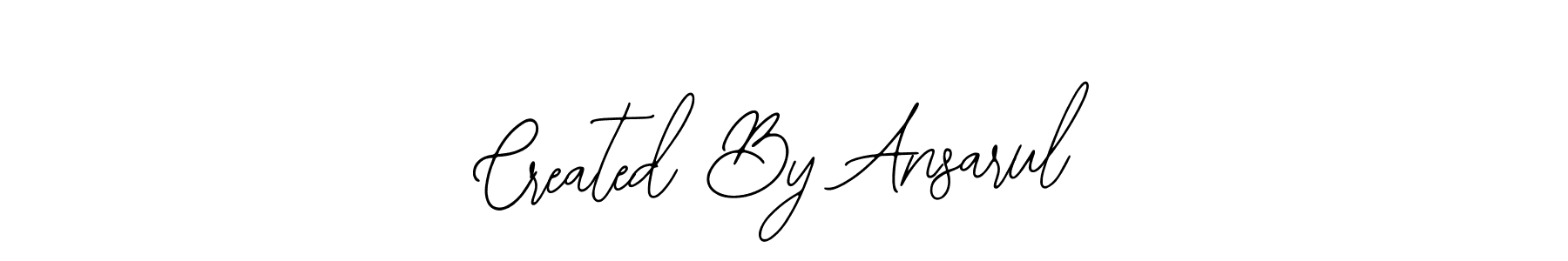 Check out images of Autograph of Created By Ansarul name. Actor Created By Ansarul Signature Style. Bearetta-2O07w is a professional sign style online. Created By Ansarul signature style 12 images and pictures png