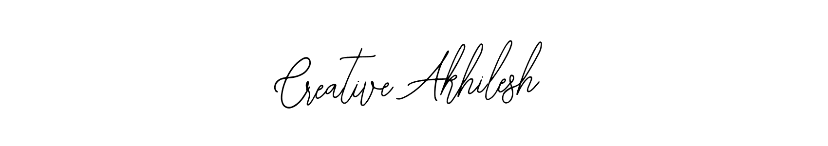 if you are searching for the best signature style for your name Creative Akhilesh. so please give up your signature search. here we have designed multiple signature styles  using Bearetta-2O07w. Creative Akhilesh signature style 12 images and pictures png