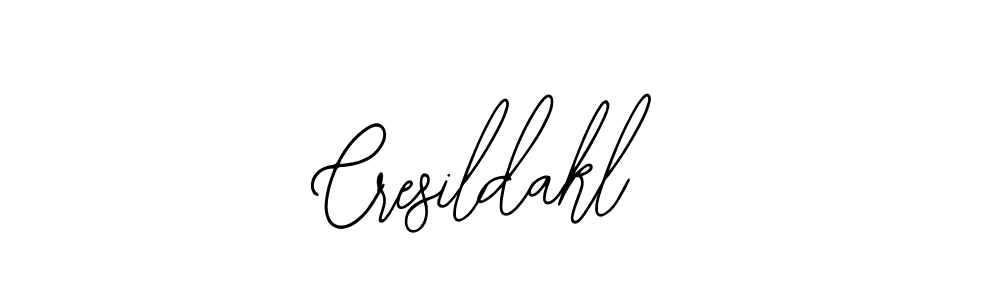 How to make Cresildakl signature? Bearetta-2O07w is a professional autograph style. Create handwritten signature for Cresildakl name. Cresildakl signature style 12 images and pictures png