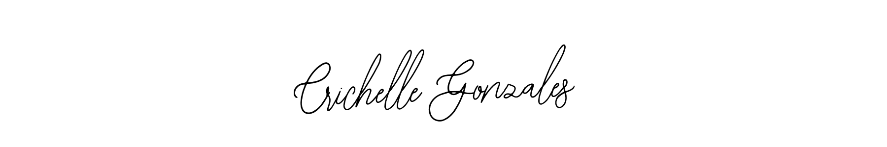 The best way (Bearetta-2O07w) to make a short signature is to pick only two or three words in your name. The name Crichelle Gonzales include a total of six letters. For converting this name. Crichelle Gonzales signature style 12 images and pictures png