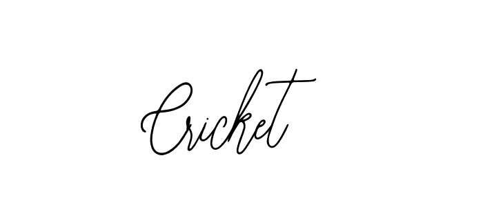 How to make Cricket name signature. Use Bearetta-2O07w style for creating short signs online. This is the latest handwritten sign. Cricket signature style 12 images and pictures png