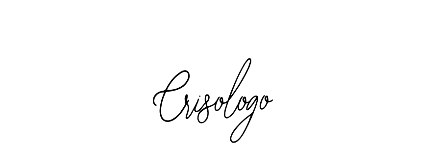 The best way (Bearetta-2O07w) to make a short signature is to pick only two or three words in your name. The name Crisologo include a total of six letters. For converting this name. Crisologo signature style 12 images and pictures png