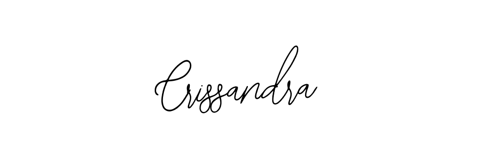 How to make Crissandra name signature. Use Bearetta-2O07w style for creating short signs online. This is the latest handwritten sign. Crissandra signature style 12 images and pictures png