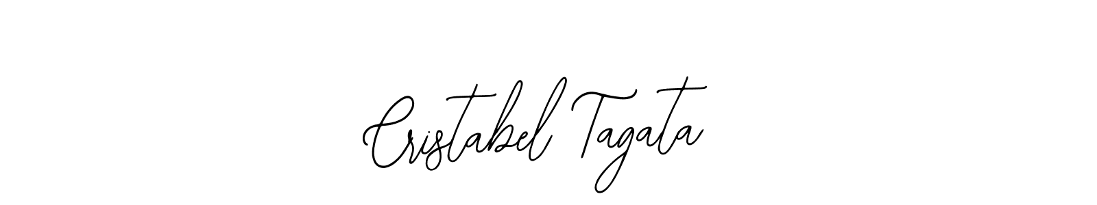 How to make Cristabel Tagata name signature. Use Bearetta-2O07w style for creating short signs online. This is the latest handwritten sign. Cristabel Tagata signature style 12 images and pictures png