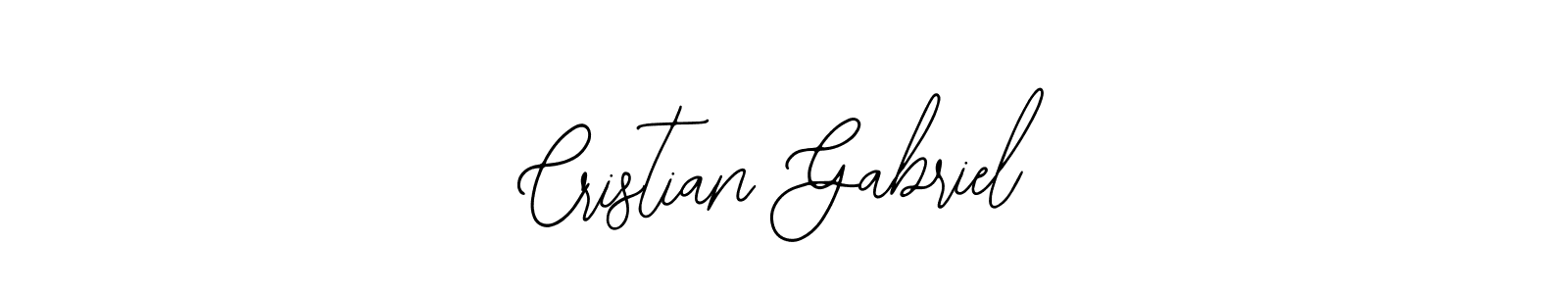 Make a beautiful signature design for name Cristian Gabriel. With this signature (Bearetta-2O07w) style, you can create a handwritten signature for free. Cristian Gabriel signature style 12 images and pictures png